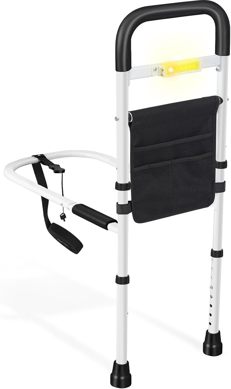 Panta Bed Rails for Elderly Adults Safety, Adjustable Bed Assist Rails for Seniors, Black - Image 1